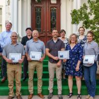 Heritage Preservation Awards Committee with 2023 Dubuque County Historic Preservation Awards Winners